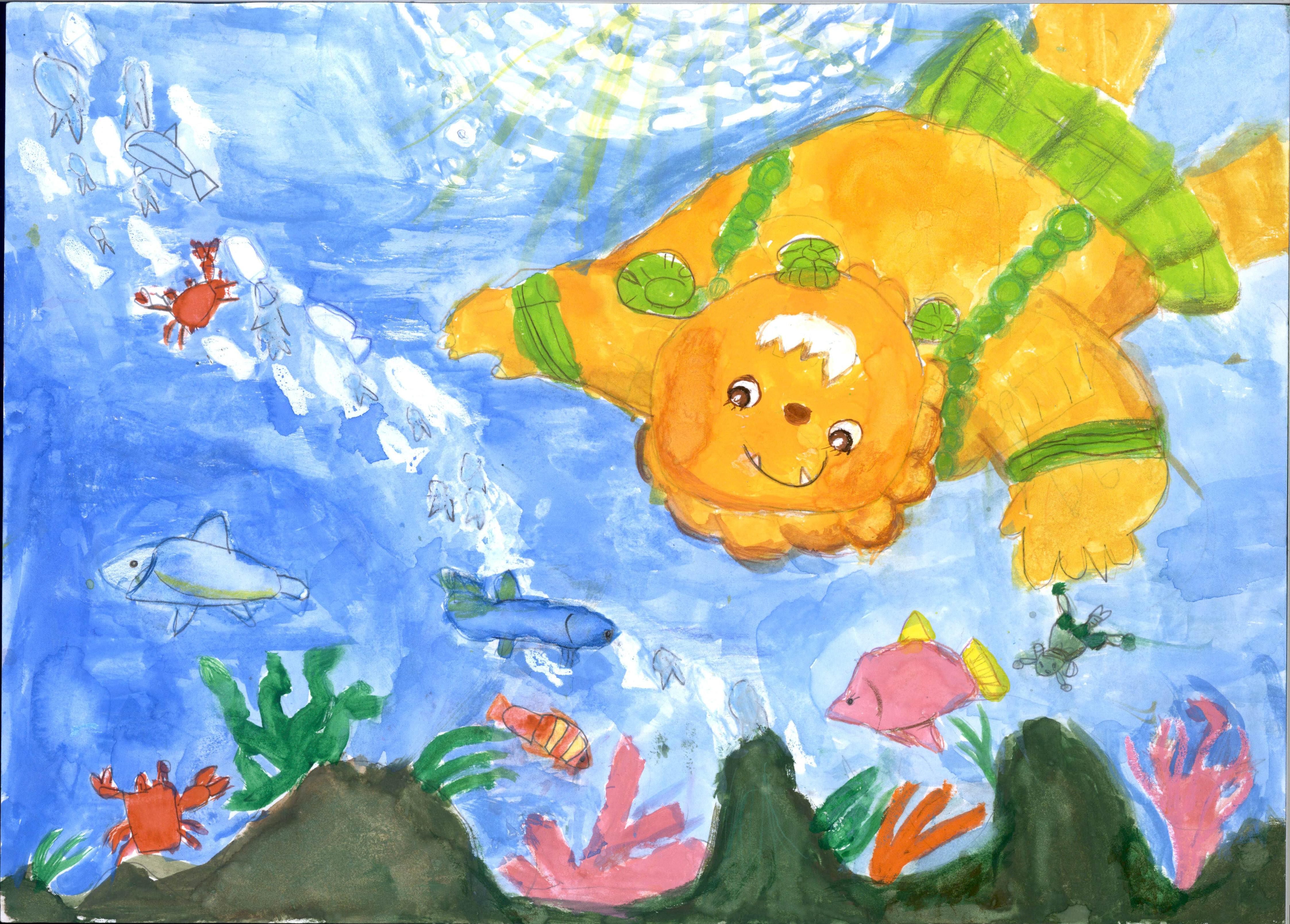 およごう！うみのおともだちと。