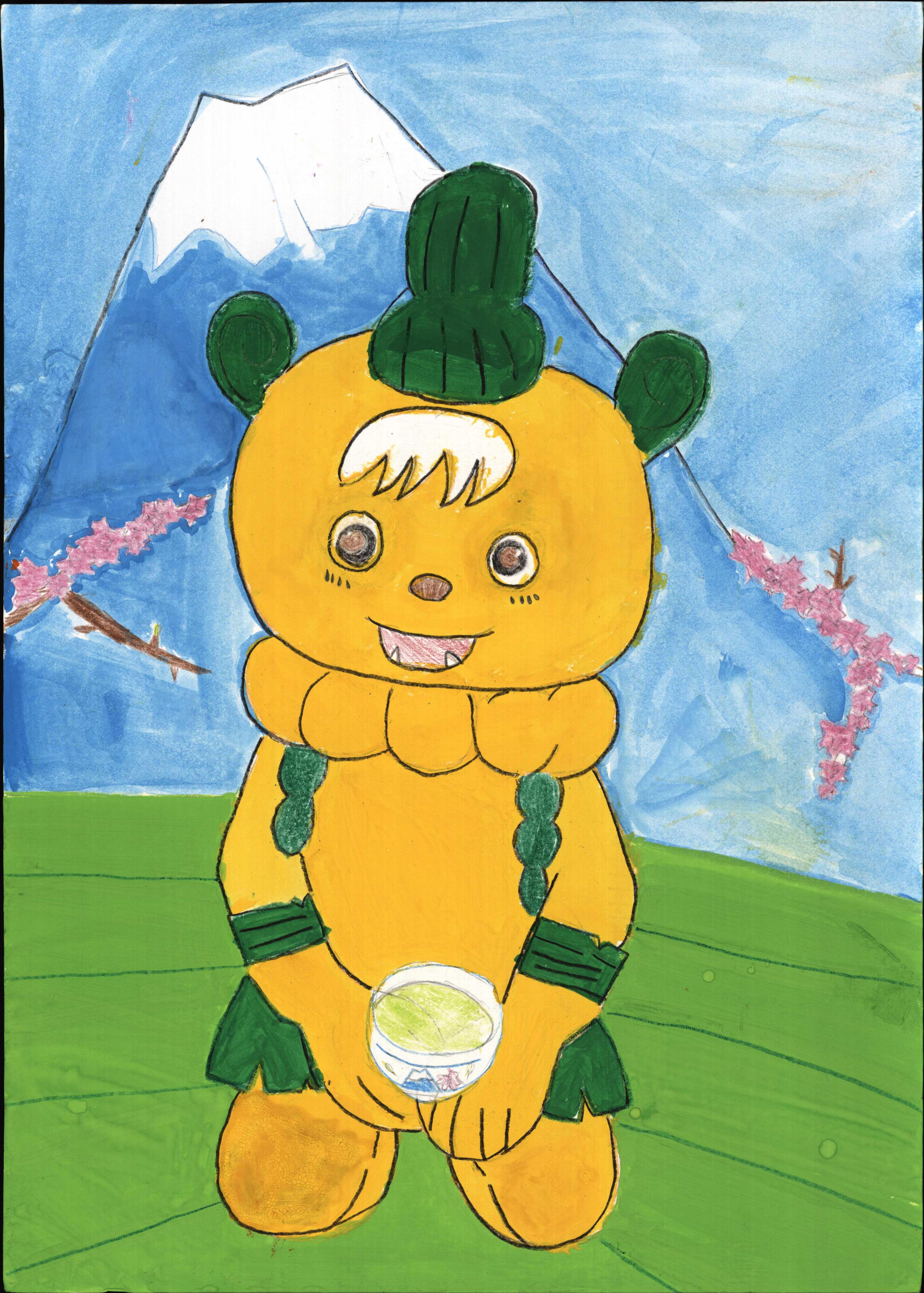 ボノロンと富士山とお茶