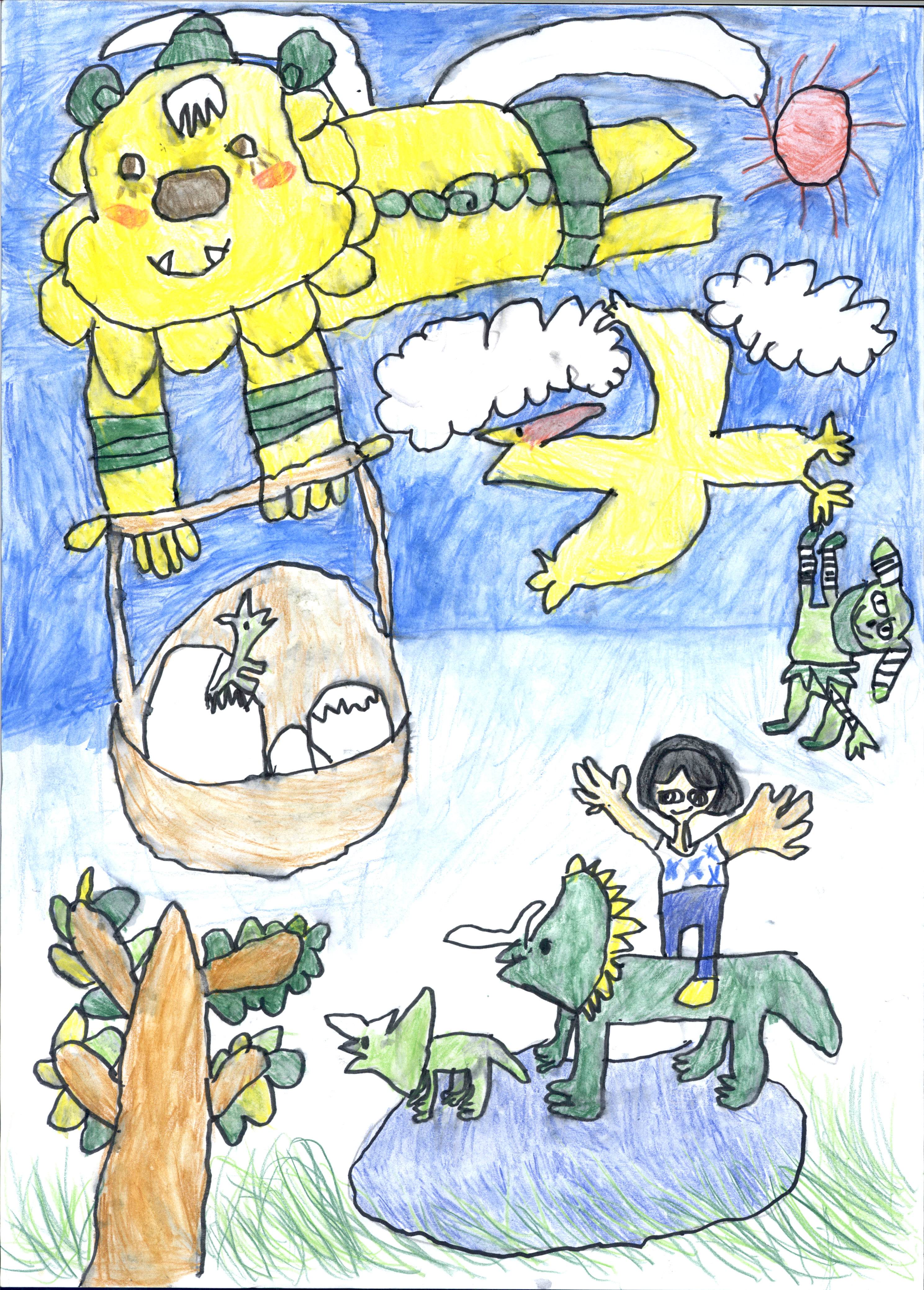 はくあきこうきでボノロンとおにごっこ