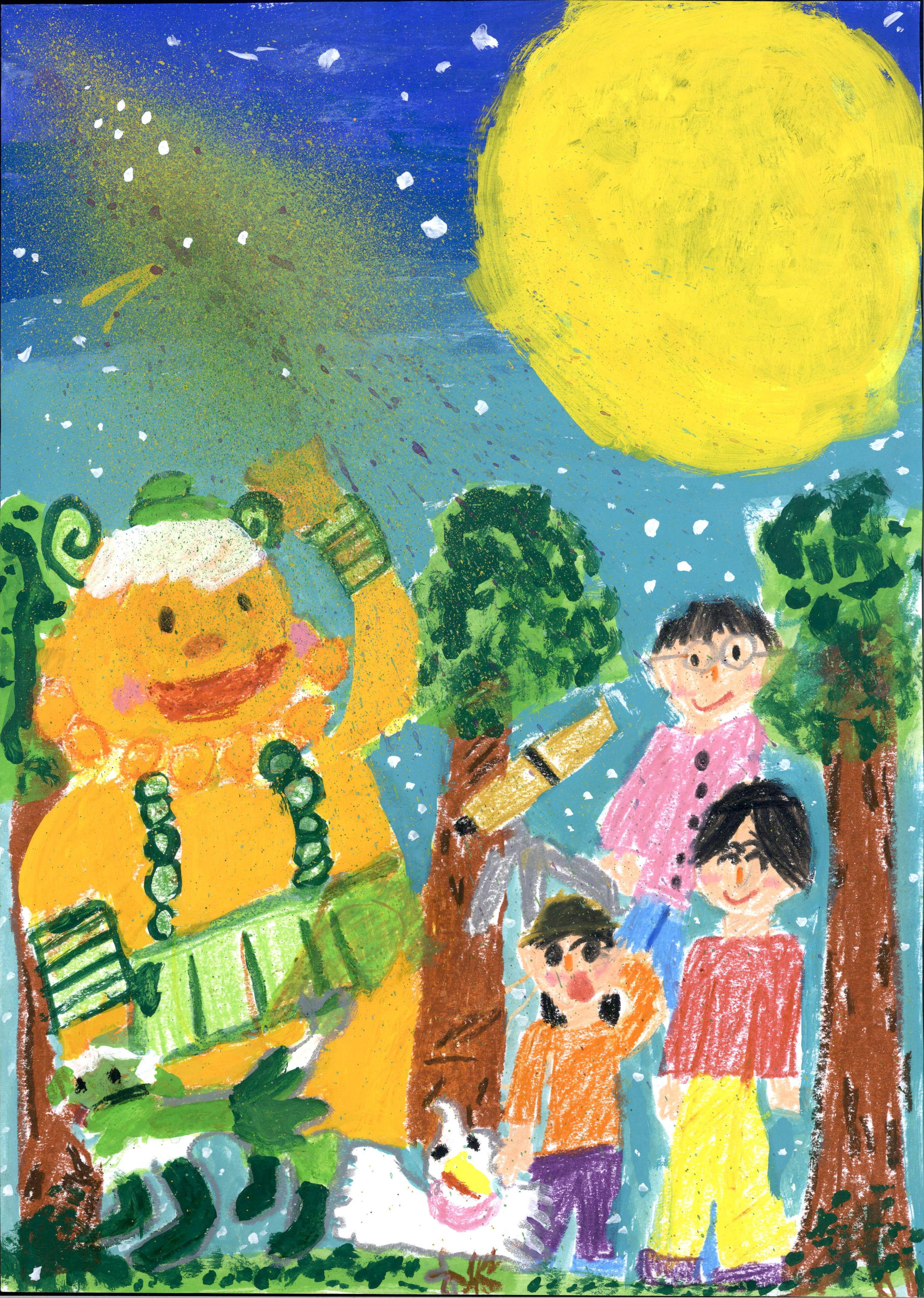 ボノロンとわたしとかぞくで「てんたいかんそく」