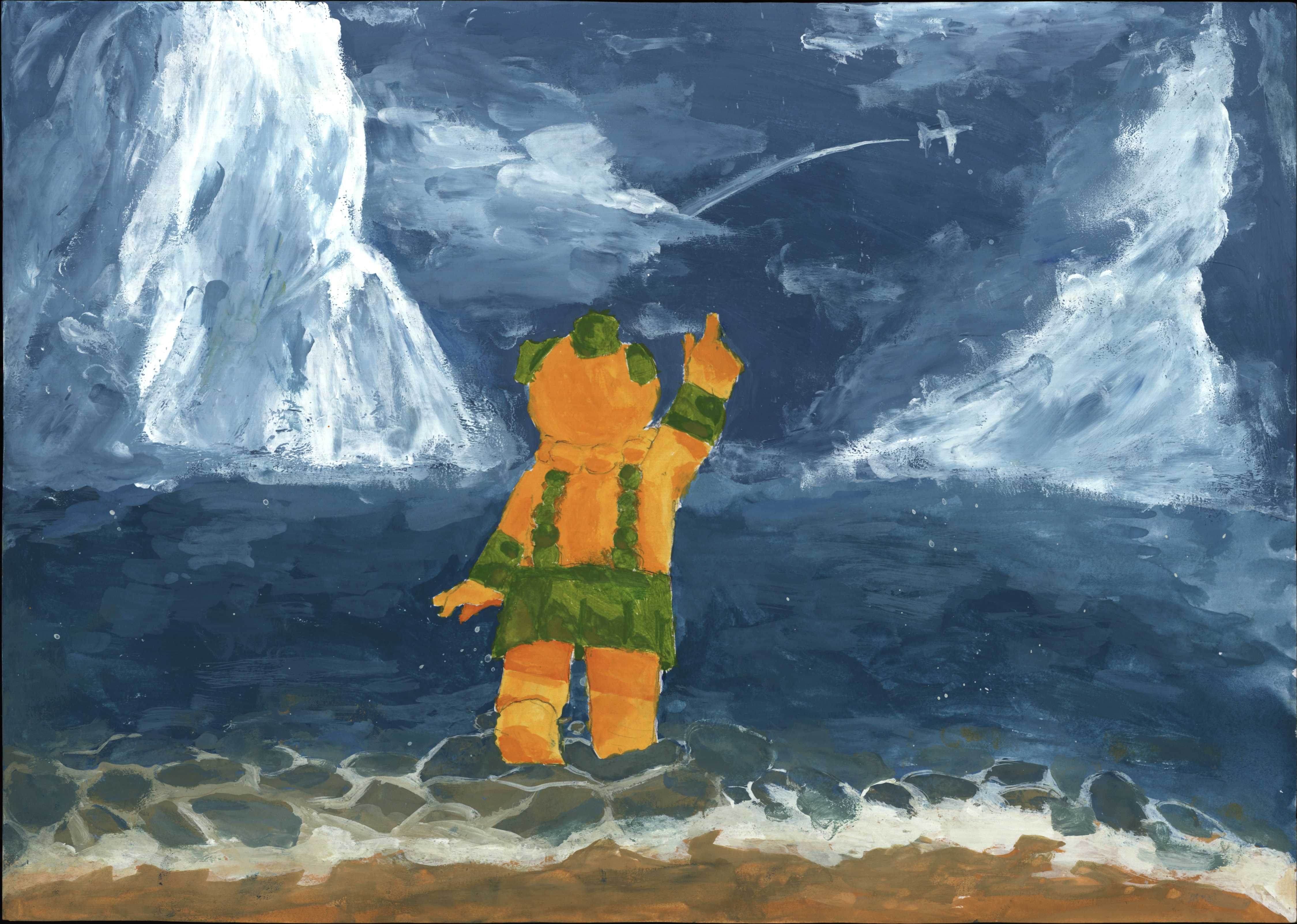 ボノロンと海と空と飛行機