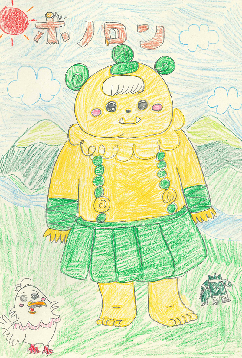 新潟県	桑原知璃さん（9才）のイラスト