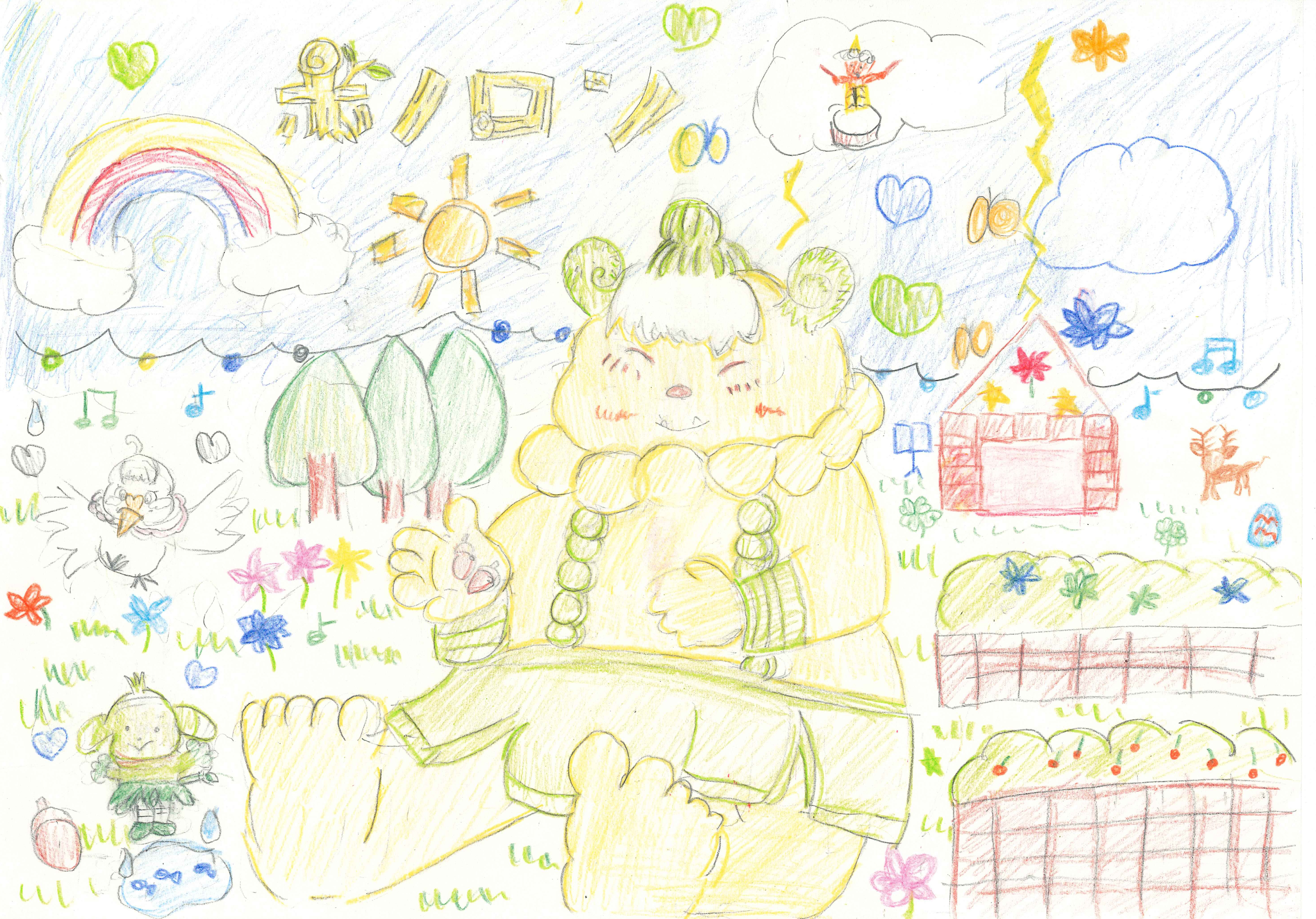 神奈川県 山崎千蘭さん（8才）のイラスト