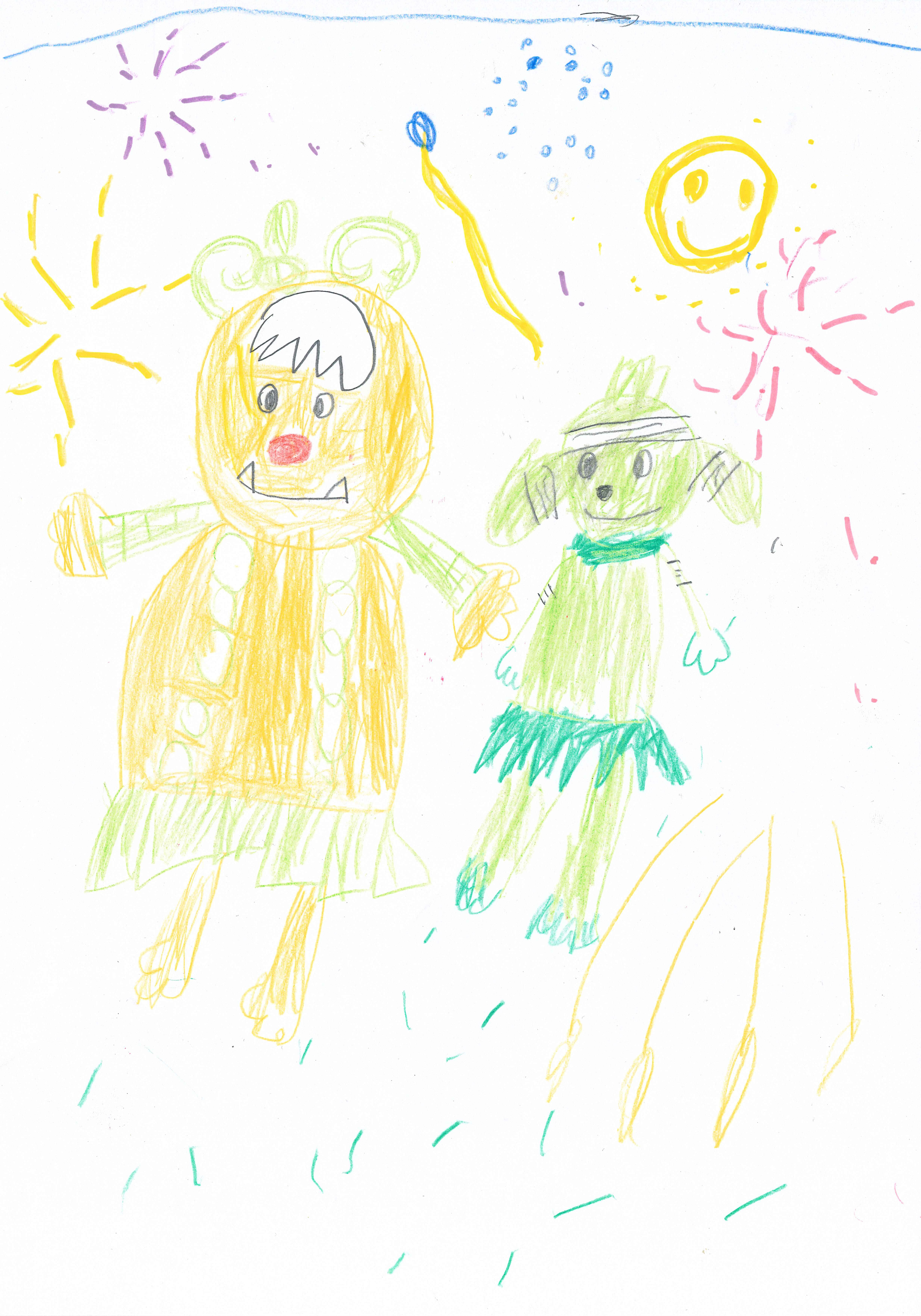神奈川県 稲垣咲那さん（6才）のイラスト