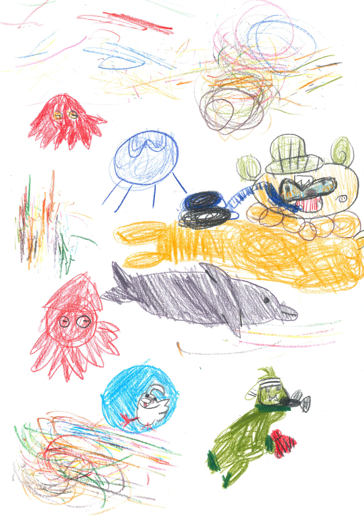 大阪府 泉瑠莉さん（8才）のイラスト