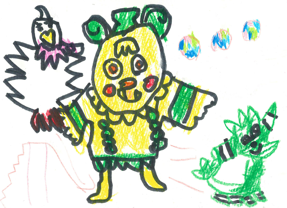 神奈川県 澁谷湊斗さん（5才）のイラスト