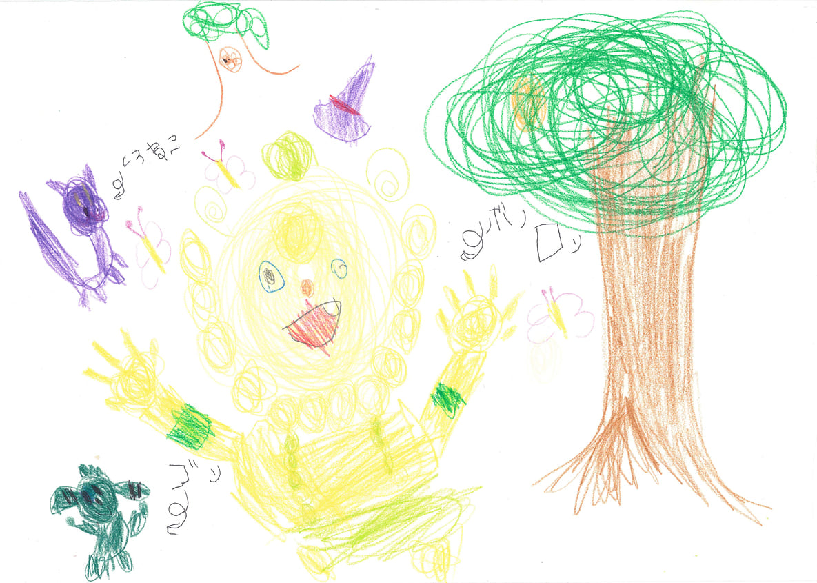 静岡県 松下伊千花さん（4才）のイラスト