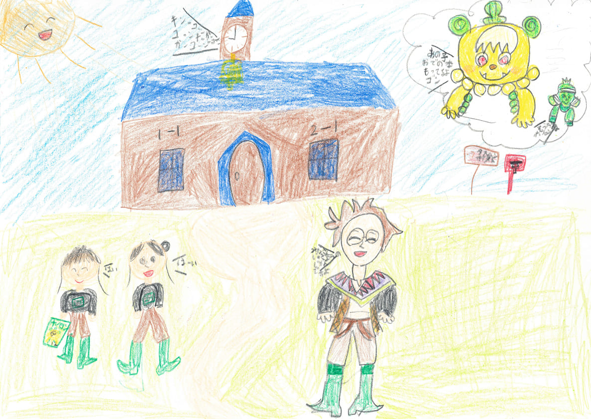 東京都 宮本結菜さん（7才）のイラスト
