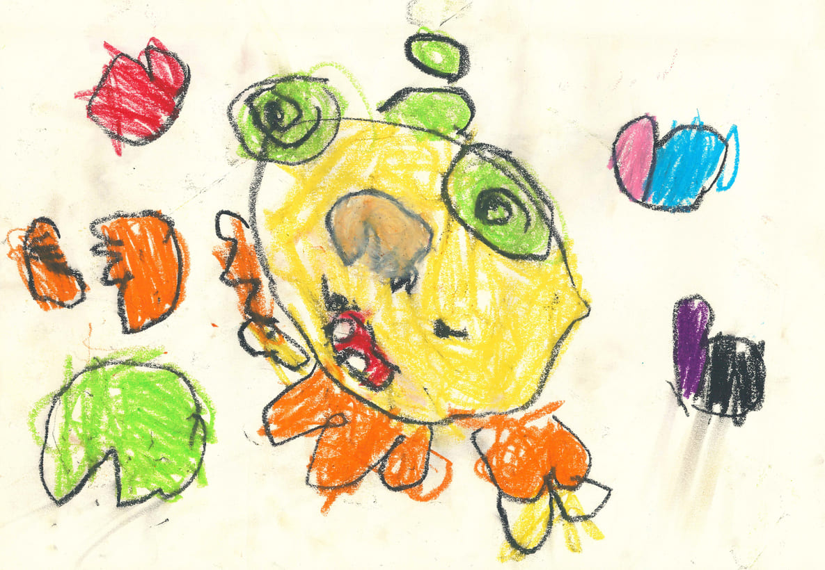 青森県 新堂古都実さん（4才）のイラスト