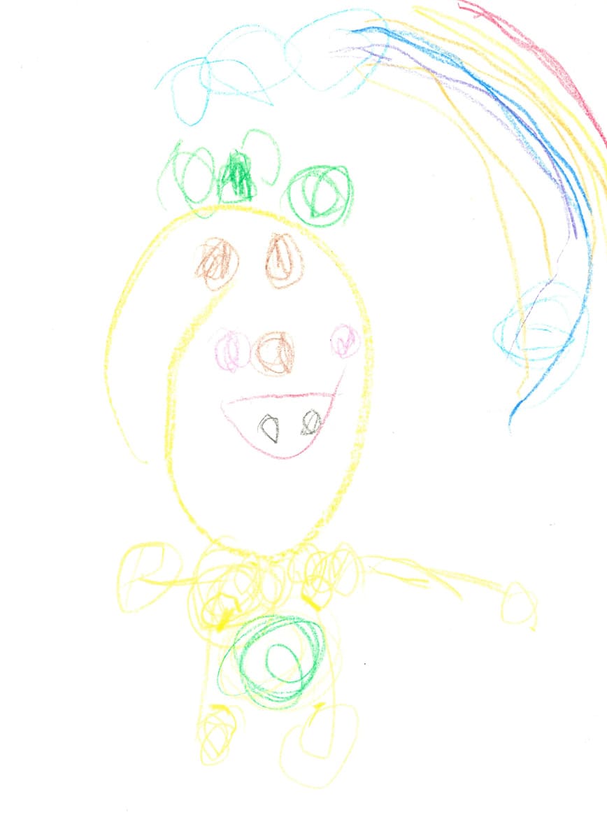 神奈川県 宮澤希歩さん（2才）のイラスト